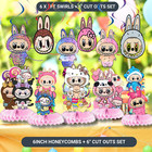 Toy Movie Party Supplies Birthday Decoration Balloon Tableware Swirl Dispaly