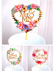Happy Birthday Wedding Anniversary Cake Topper Party Supply Event Decoration