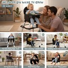6 In 1 Baby High Chair  Convertible Highchair For Babies And Toddlers  black 