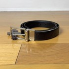 Coach Modern Harness Cut To Size Signature C Monogram Leather Belt Black Nwt