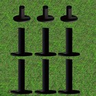 Golf Rubber Practice Range Tees 3 Size Premium Driving Mat Set