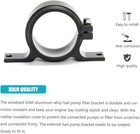 50-60mm Fuel Pump Single Mount Bracket Fuel Filter External Bracket Clamp Cradle