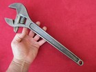 Nice  Vtg S-k Tools 16    Forged Alloy Adjustable Crescent Wrench Usa Works Great 