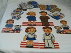 Saalfield Uncle Sam s Helpers Paper Dolls    2450   1943   Wwii American Vintage