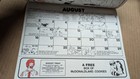 1981 Ronald Mcdonald Coloring Calendar Unused 1 Coupon Missing Vintage 
