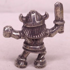 Vintage Tinn-per Norway Viking Warrior Pewter Figure With Sword And Fist
