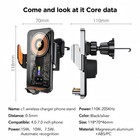 66w Fast Wireless Car Charger With Automatic Clamping Wireless Phone Charging