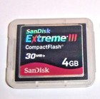 1 New 4gb Sandisk Extreme Iii Compact Flash Memory Card 4 Gb Compactflash Card