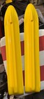 Nos Pair Yellow Usi Plastic Snowmobile Skis Universal Fit Uhmw Tivar Blanks