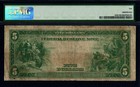 1914  5 Large Size Red Seal Certified Pmg Vg 10 Federal Reserve Note New York 