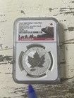 Canada 2016 Maple Leaf Mark V Tank Privy Rev Proof  9999 1 Oz Ngc Pf69