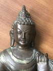 Vintage Indian  Tibetan Metal Buddha Copper  Statue 13  High By 4  Wide 2 2kg