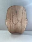 Vintage Handcarved Wooden Mask Turtle Man Face Artwork Wall Hanging Hand Painted