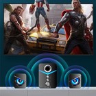 Wired Usb Computer Speaker Stereo Heavy Bass Subwoofer Led For Desktop Pc Laptop