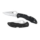 New Spyderco Delica 4 C11fpbk Stainless Folding Knife Black With Box