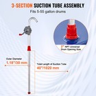 Drum Rotary Barrel Pump  Heavy Duty Barrel Hand Pump Fits 55 Gallon Drums