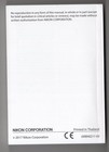 Nikon D850 Genuine Camera Instruction Book   Manual   User Guide In English