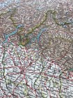 Antique And Vintage Map Northern Italy 1924   20 Century Historical German Map