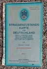 German Wwii Ddac  Road Map Strassenkarte Von Deutschland 1939  Original Detailed