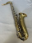 Vintage Silvertone Made In Elkhart Tenor Saxophone   Case