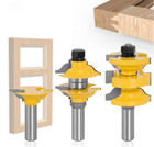 Ogee 3 Bit Entry Door Rail   Stile Joint Router Bits Set Cutter 12mm 1 2  Shank