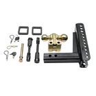2  Receiver 8   Drop Hitch 14000 Lbs Adjustable Trailer Hitch Tow Hitch Ball 