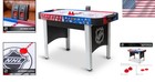 Interactive 48-inch Air Hockey Table With Led Scoring And Sounds For Home Fun