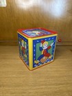 Working Vintage Schylling Silly Circus Jack-in-the-box Toy     Classic Collectible