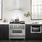 30  New Zline Wall Mount Range Hood Stainless Steel And Glass Led Kn4-30