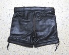 Short Smooth Leather Buffalo Leather Pants Boy Scouts From 44 To 64 With Bib Vintage