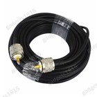 50ft Rg58 Coax Cable Uhf Pl259 Male To Male 50   For Hf Vhf Cb Ham Radio Antennas