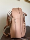 Ayla   Co Full Size Diaper Bag Backpack Beige Tan Vegan Leather See Pics