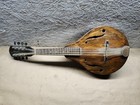 Vintage  Mandolin Brown Wooden 8 Strings 8 Tuning Pegs Musical Instrument