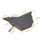 Utv Doors Pair  For 11-18 Can-am Maverick   11-16 Commander 800 1000