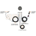 Glowshift 10 Color Digital Dual Temperature   Pressure Combo Gauge