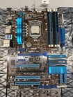 Asus P8p67 Le Motherboard   Intel Core I5-2500   8gb Ddr3 Ram   No Cpu Cooler