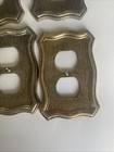 Lot Of 5 Vintage 1968 American Tack   Hardware Metal Outlet Covers