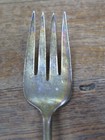 Vintage Daffodil 1847 Rogers Bros Is Silverplated Serving Fork Needs Cleaning