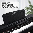 Glary 88 Key Full Size Digital Piano Electric Keyboard Music Stand  3 Pedals
