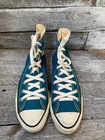 Vintage Converse All Stars 90 s High Top Blue Sneakers   Made In Usa Sz 7 5