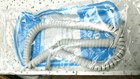 Bright White 12ft Phone Handset Cord Receiver Curly Coil Landline Lynn 4p4c At t