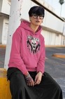 Bret Hitman Hart Pink Pullover Hoody Sweatshirt