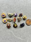 Collection Of 12 Ama American Motorcycle Association Membership Pins