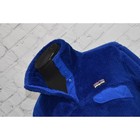 Patagonia Fleece Jacket Pullover Womens Size Medium Blue Polyester With Pockets