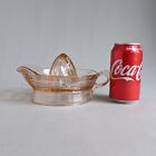 Vintage Rare Pink Crisscross Reamer Juicer 1930s Hazel Atlas