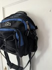 L l bean Hiking Backpack Blue Black Daypack Book Bag Camping Travel School Pack