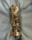 Vintage Collie sheltie Golden Metal Figurine Dog