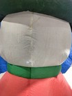 7  Gemmy Airblown Inflatable Christmas Snowman W  Vest And Top Hat Holding Candy