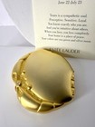 Vintage Est  e Lauder Golden Cancer Crab Compact Lucidity Powder Zodiac W  Box