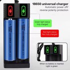 18650 Dual Slot Lithium Battery Charger 3 7v   4 2v Li-ion
